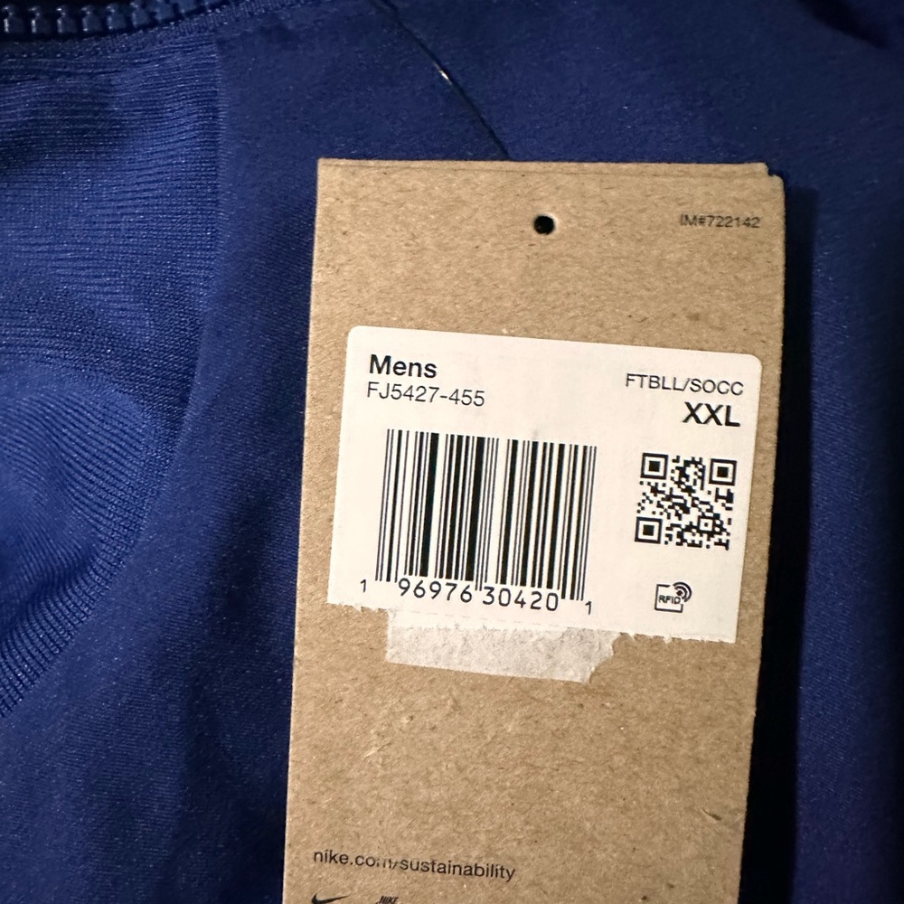 Barcelona Nike 2023/24 Drac Pack Strike Anthem Full-Zip Jacket - Royal - Picture 16 of 16